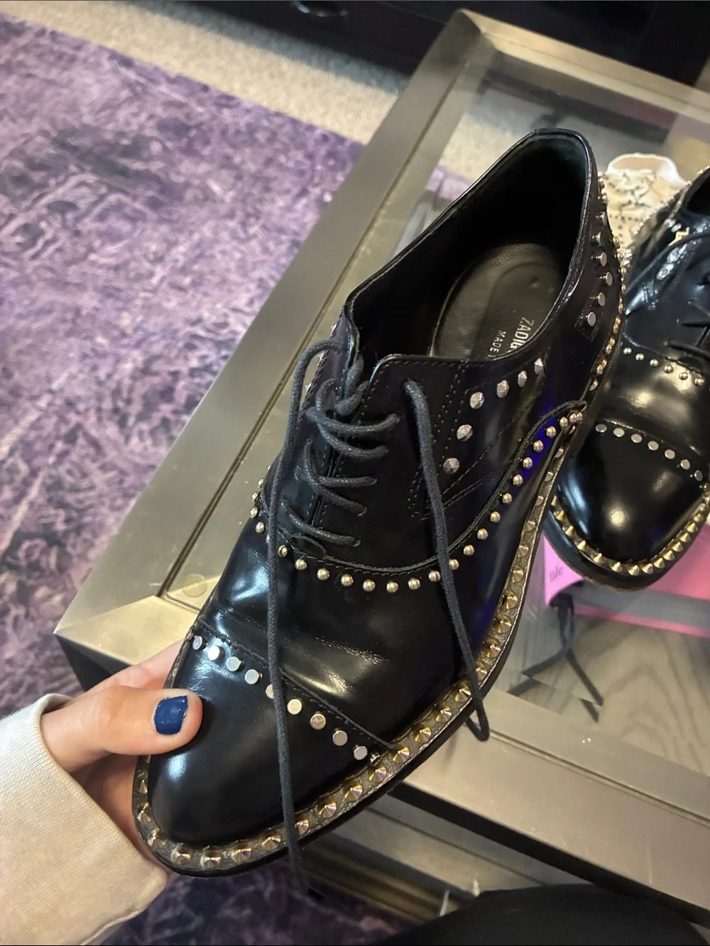 Zadig & Voltaire polished black